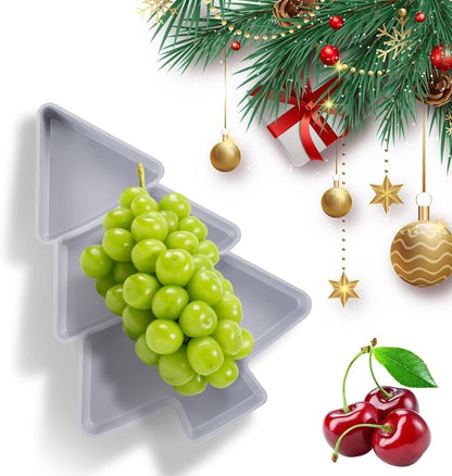 🎄 Christmas Tree Shaped Fruit Platter – Multi-Function Snack & Dessert Serving Tray