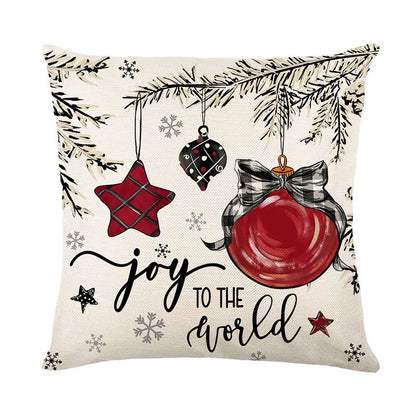 🎄 Christmas Cushion Cover Pillowcase – 2024 Merry Christmas Home Decor