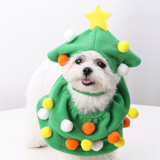 Christmas Tree Pet Costume – Funny Christmas Outfit for Dogs & Cats