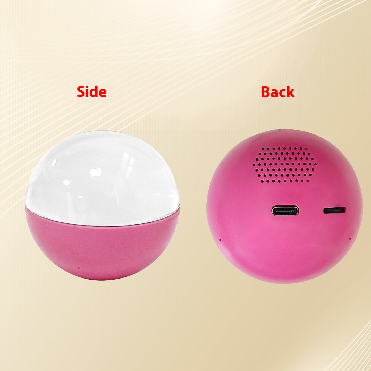 3D Crystal Memory Ball™ – Fashionable Digital Video Sphere with Custom Playback (2.7")