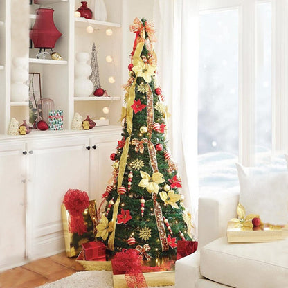 SpiralGlow™ Foldable Christmas Tree – Vibrant, Easy-Setup Holiday Décor